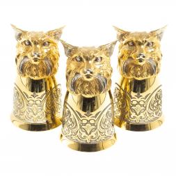 Стопки перевертыши &amp;quot;Рысь&amp;quot; 70 мл 3 шт Златоуст