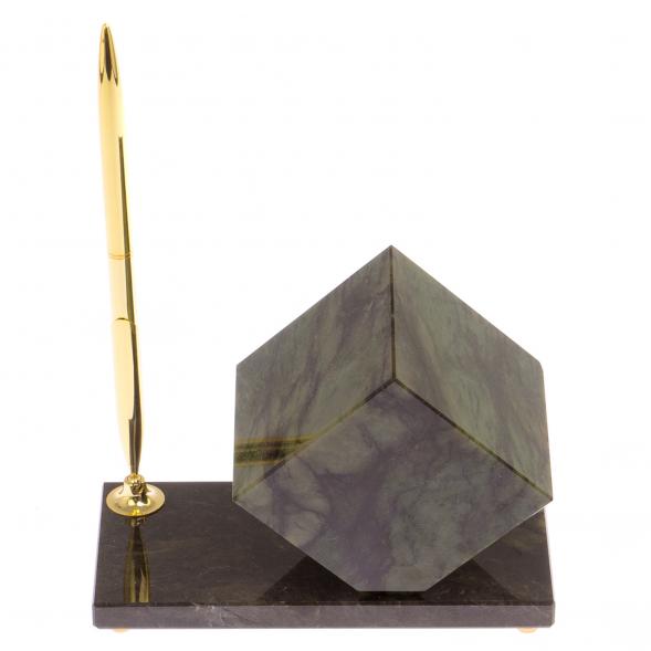 Настольный мини-набор из нефрита &amp;quot;Куб&amp;quot; 124934