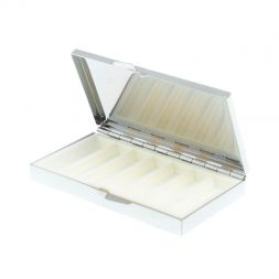 Таблетница на 7 отделений из камня шайтанский переливт