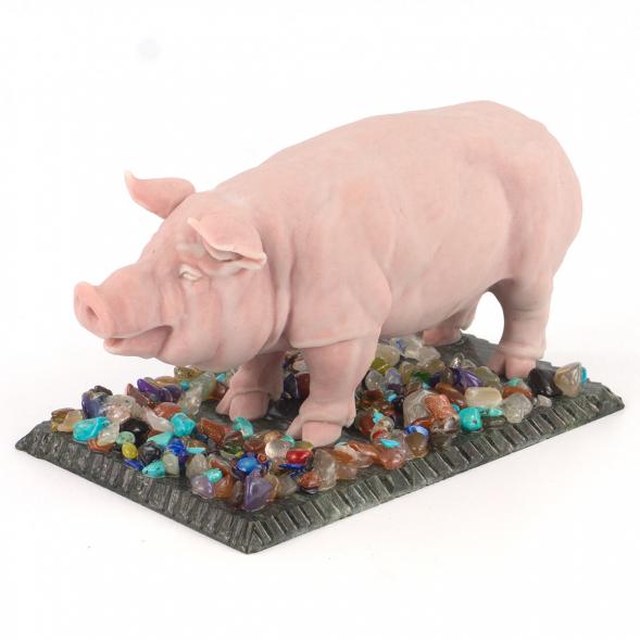 Сувенир &amp;quot;Свин большой&amp;quot; из мрамолита 119350