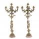 Канделябры из бронзы &amp;quot;Диана&amp;quot; 10 свечей на подставке из креноида 122530