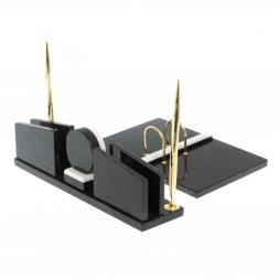 Письменный прибор &amp;quot;Фаворит&amp;quot; с календарницей камень мрамор