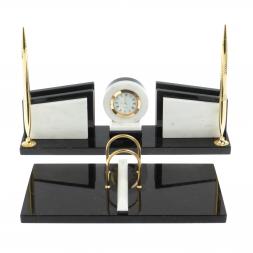 Письменный прибор &amp;quot;Фаворит&amp;quot; с календарницей камень мрамор