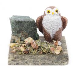 Сувенир &amp;quot;Сова&amp;quot; змеевик