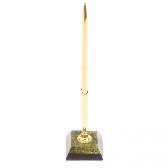 Подставка под ручку из змеевика 5х5х22 см 125991