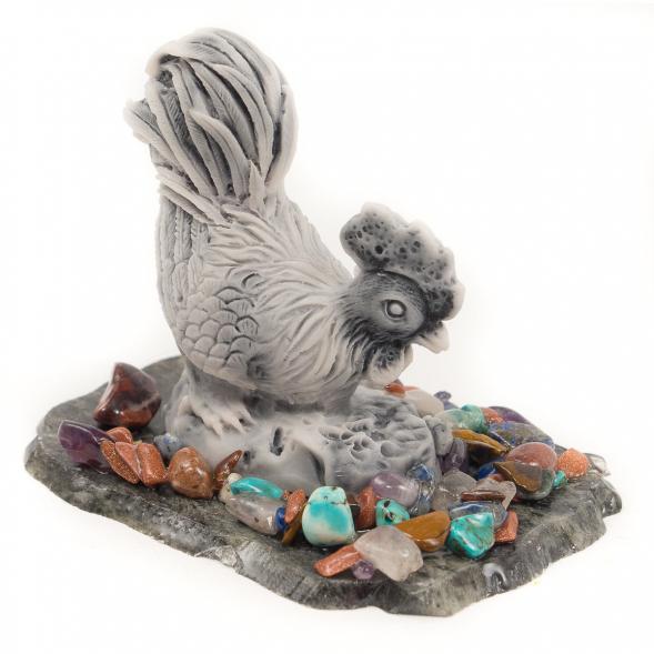 Сувенир из мрамолита &amp;quot;Петух&amp;quot; 117055