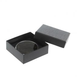 Зеркало круглое из камня золотистый обсидиан цвет серебро