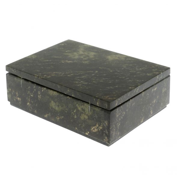 Шкатулка из лиственита 20х14,5х6,5 см 129122