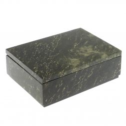 Шкатулка из лиственита 20х14,5х6,5 см