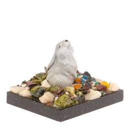 Сувенир &amp;quot;Заяц&amp;quot; из змеевика