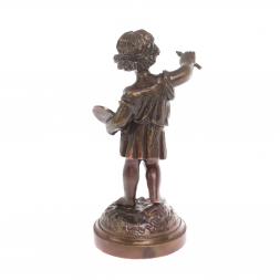 Бронзовая статуэтка &amp;quot;Мальчик-художник&amp;quot;