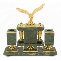 Настольный набор из нефрита &amp;quot;Орел&amp;quot;