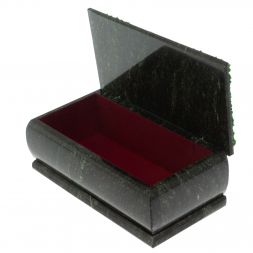 Шкатулка &amp;quot;Хозяйка медной горы. Осень&amp;quot; из змеевика 18х9х8 см