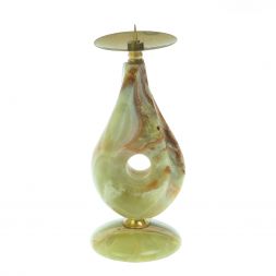 Подсвечник из оникса 5х5х11 см (2х5)