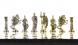 Настольные шахматы &amp;quot;Римские воины&amp;quot; 44х44 см из камня мрамор змеевик 120708