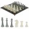 Шахматы подарочные "Стаунтон" 44х44 см мрамор / змеевик