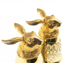 Стопки перевертыши &amp;quot;Заяц&amp;quot; 70 мл 3 шт Златоуст