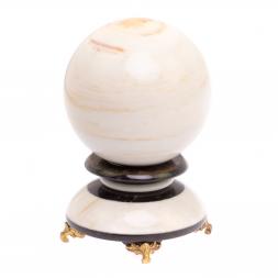 Сувенир "Шар Антистресс" из газганского мрамора 10 см