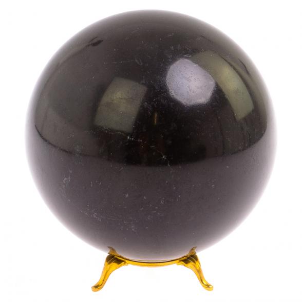 Шар из черного змеевика 12,5 см 126348