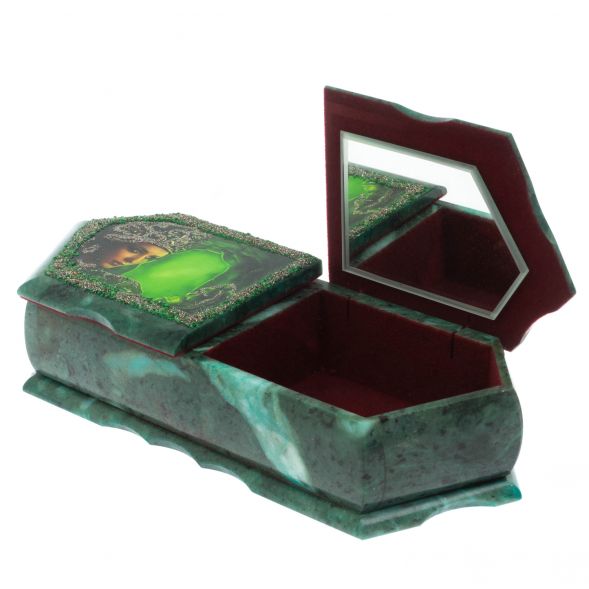 Шкатулка &amp;quot;Хозяйка медной горы и зимний пейзаж&amp;quot; 29,5х12х8 см 129050