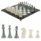 Шахматы подарочные "Стаунтон" 44х44 см мрамор / шабровский змеевик