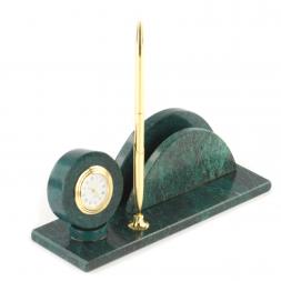 Письменный мини-набор "Овал" змеевик