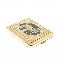 Портсигар с гравюрой &amp;quot;Волк&amp;quot; Златоуст