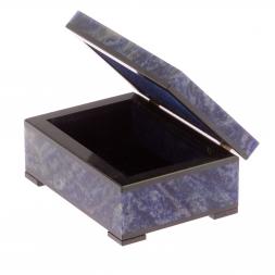 Шкатулка из содалита 9х6,5х4 см