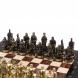 Шахматы бронзовые &amp;quot;Европейские&amp;quot; доска 32х32 см лемезит мрамор 125600