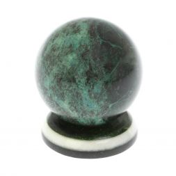 Шар 5 см на подставке из шабровского змеевика