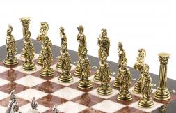 Шахматы &amp;quot;Греко-Римская война&amp;quot; 32х32 см лемезит мрамор