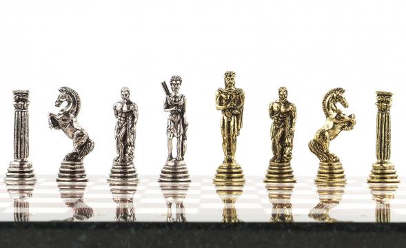 Шахматы &amp;quot;Греко-Римская война&amp;quot; 32х32 см лемезит мрамор 120802