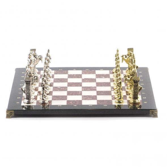 Настольные шахматы &amp;quot;Великая Отечественная война&amp;quot; доска 44х44 см креноид мрамор 121404