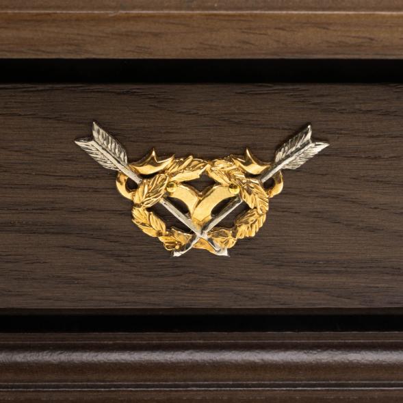 Шахматный ларец &amp;quot;Римские&amp;quot; карельская береза, бук 129755