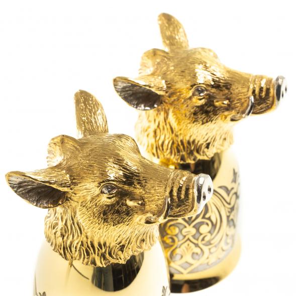 Стопки перевертыши &amp;quot;Кабан&amp;quot; 70 мл 2 шт Златоуст 123639