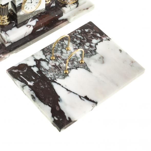 Письменный прибор &amp;quot;Рычащий лев&amp;quot; камень мрамор 124071