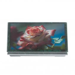 Шкатулка &amp;quot;Роза&amp;quot; из змеевика 16х8х7,5 см