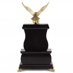 Часы &amp;quot;Орел&amp;quot; из бронзы камень офиокальцит