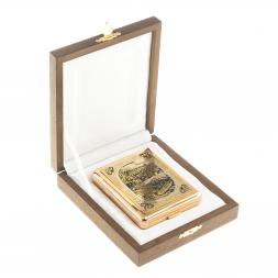 Портсигар с гравюрой &amp;quot;Природа&amp;quot; Златоуст