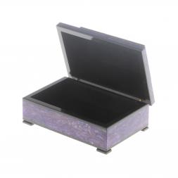 Ларец из чароита "Симфония" 14х9х6,5 см