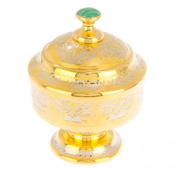 Чайный набор &amp;quot;Малахитовый&amp;quot; в подарочной коробке Златоуст 116106