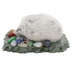 Сувенир из мрамолита "Ежик большой"