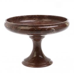 Фруктовница из лемезита 24х24х16,5 см