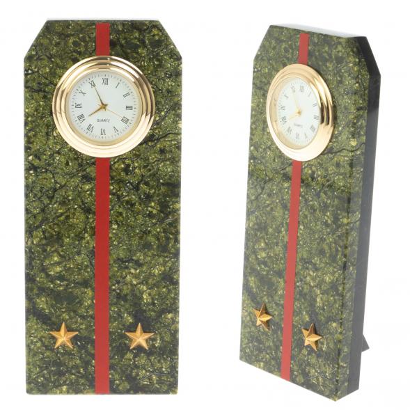 Часы подарочные &amp;quot;Погон лейтенант ВС&amp;quot; серпентинит 128831