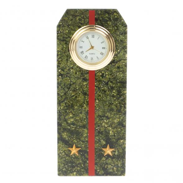 Часы подарочные &amp;quot;Погон лейтенант ВС&amp;quot; серпентинит 128831