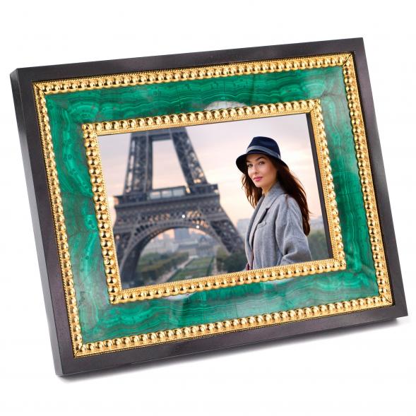 Рамка для фото из малахита 15х10 см 120272