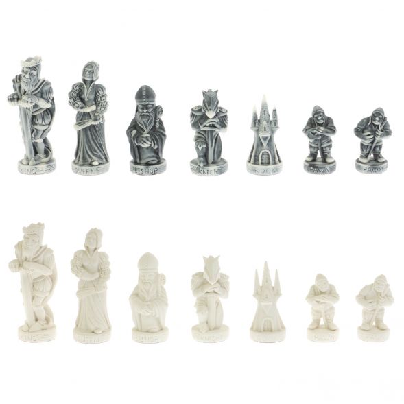 Шахматы &amp;quot;Средневековье&amp;quot; доска 40х40 см шабровский змеевик 129360