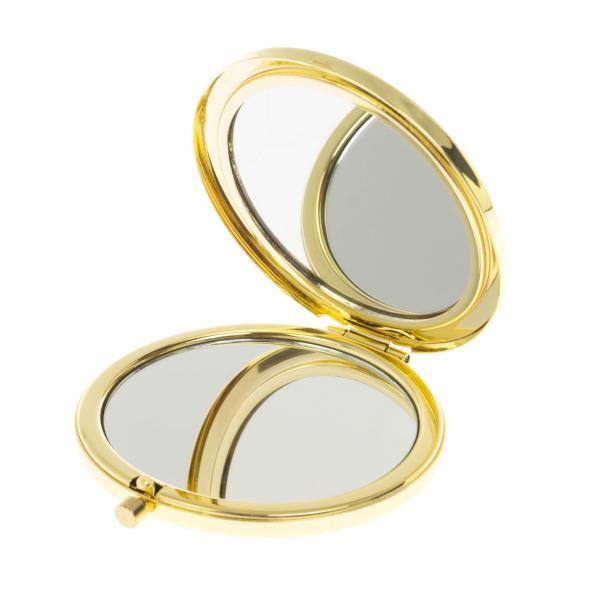 Карманное зеркало шайтанский переливт цвет золото 123261