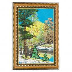 Картина &amp;quot;Весенний пейзаж&amp;quot; багет 24х34 см, каменная крошка