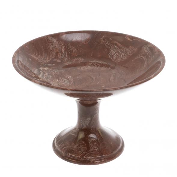 Фруктовница из камня лемезит 22х22х15 см 128307